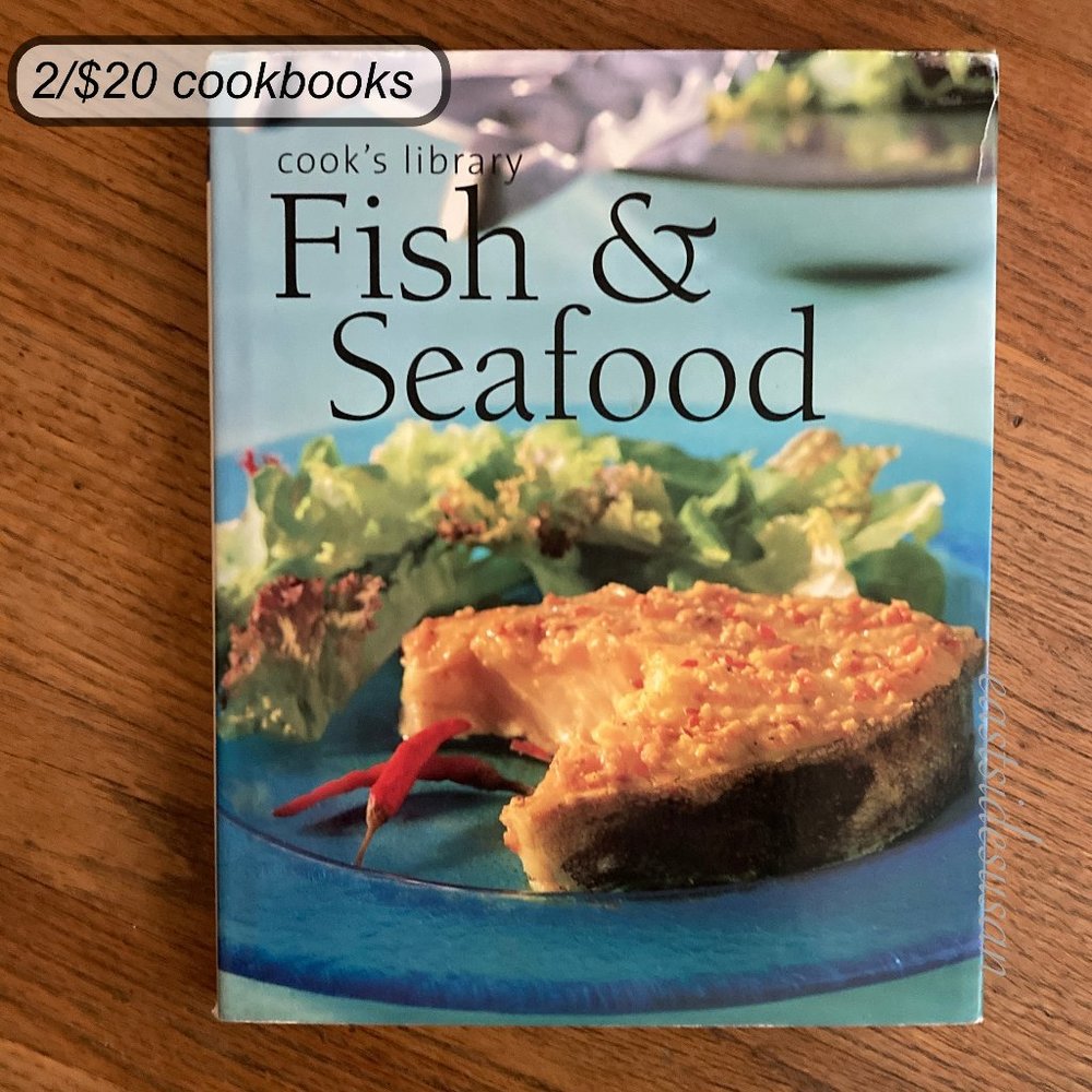 2/$20 🍳  HC Fish & Seafood COOK'S LIBRARY Cookbook EX